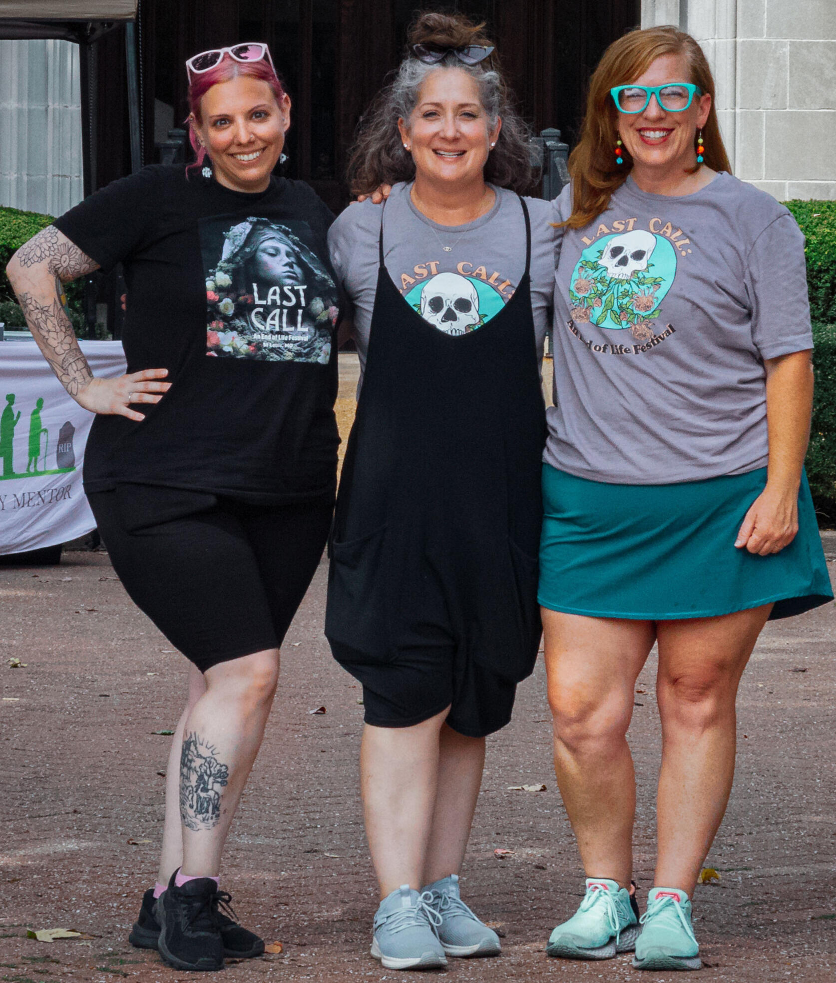 From left to right: Event Manager Kristina Bohler Golden, Founder Lauren Ponder, Event Manager Kelly Tecklenberg