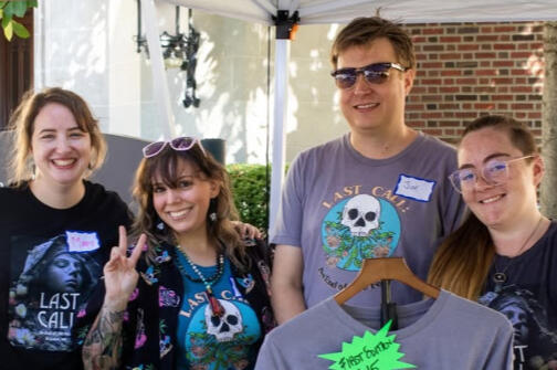 From left to right: Mary Baker, Kristina Bohler Golden, Joe Golden, Karah Gossman